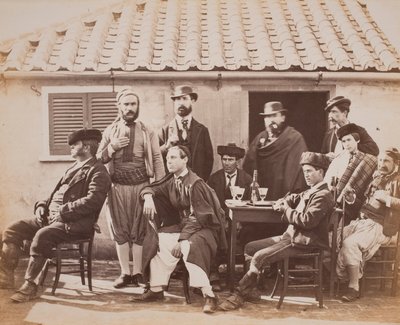 Gibraltar, Group of Smugglers by Robert Peters Napper